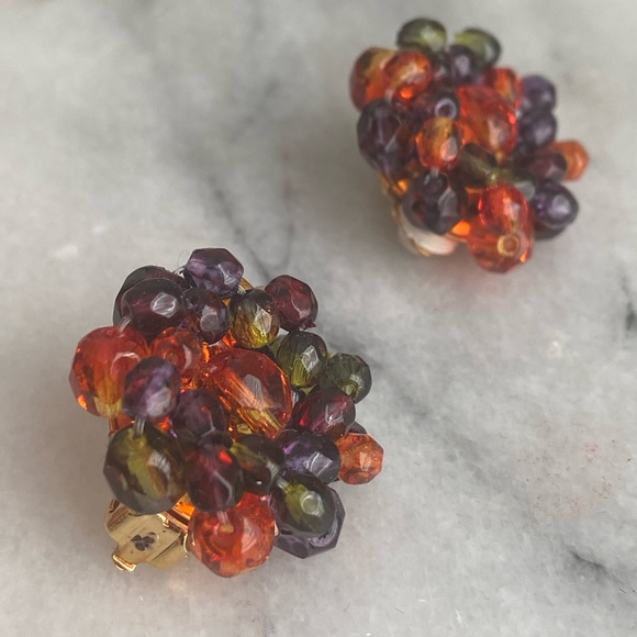 Vintage Earrings Clip ons - Joan Rivers - Picture 5 of 7